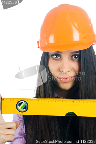 Image of Girl with level