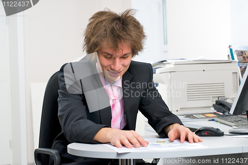 Image of Businessman in office