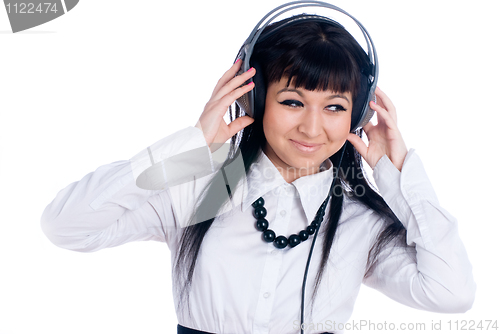 Image of Woman with headphones