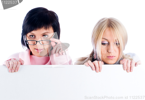 Image of Woman beside whiteboard