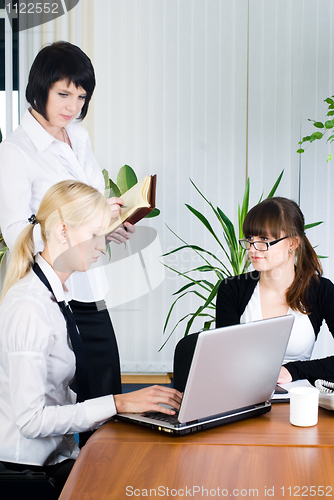 Image of Businesswoman presentation