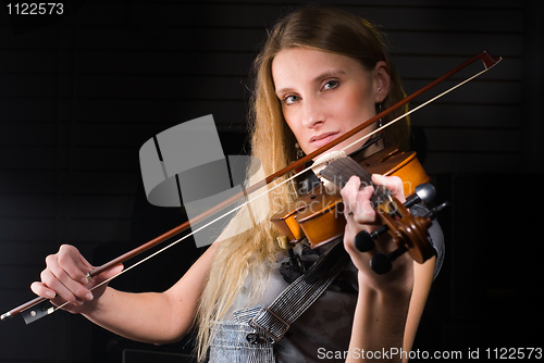 Image of Girl with violin