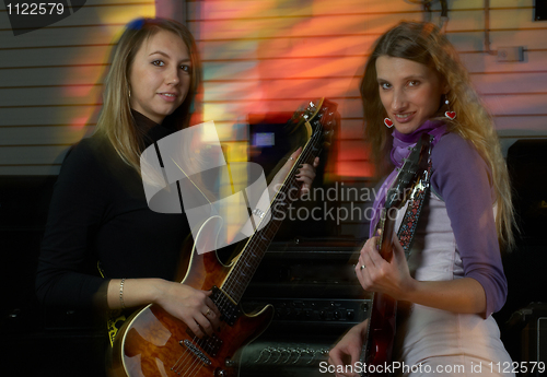 Image of Woman on rock concert