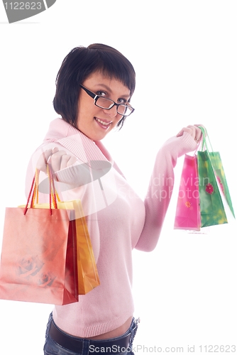 Image of Shopping girl