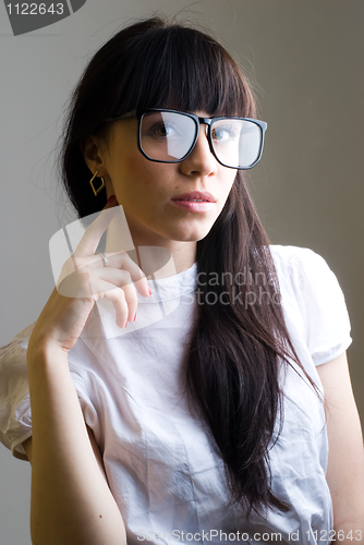 Image of Girl with glasses