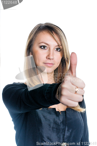 Image of Woman with thumb up