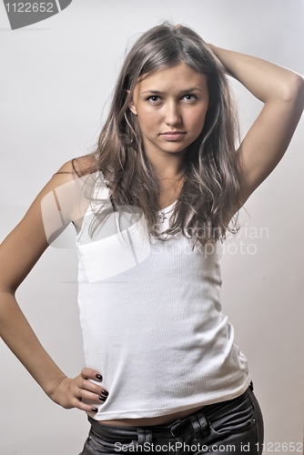 Image of Posing girl