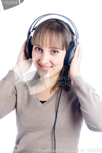 Image of Woman with headphones