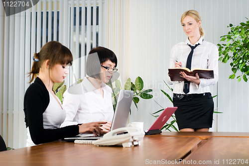 Image of Businesswoman presentation