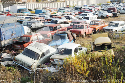 Image of Dump of old cars