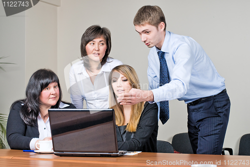 Image of Businessman in office