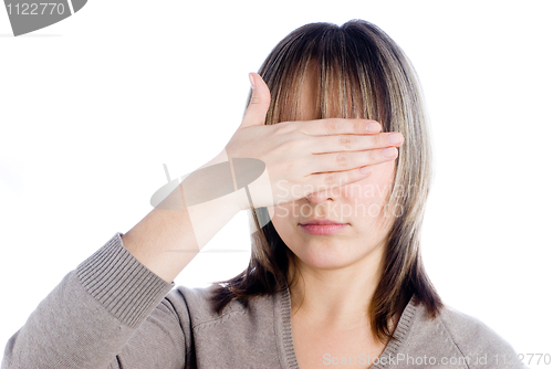 Image of Woman with closed eyes