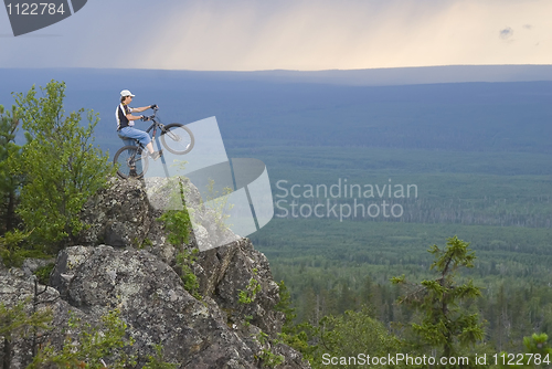 Image of Biker at peak