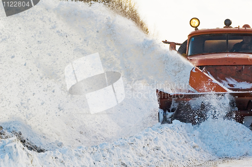 Image of Snowplow at work