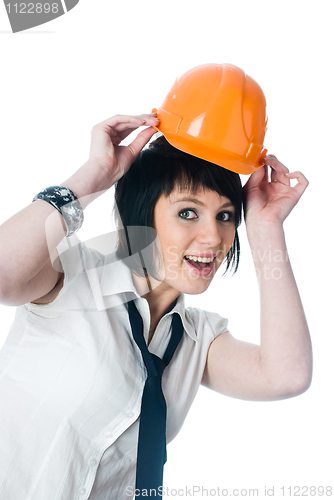 Image of Girl in helmet