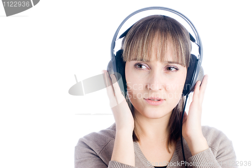 Image of Woman with headphones