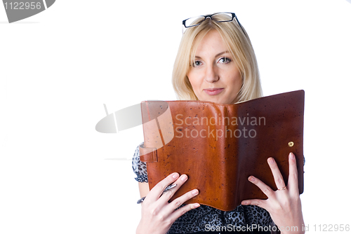 Image of Woman with daily log