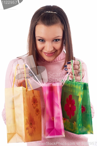 Image of Shopping girl