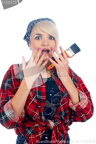 Image of Woman painter