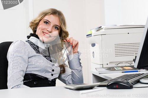 Image of Young businesswoman