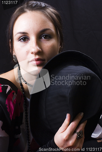 Image of Girl with hat