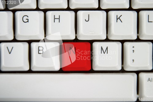 Image of Computer Keyboard Letter N