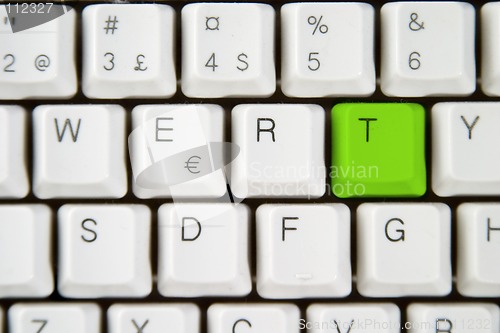 Image of Computer Keyboard Letter T