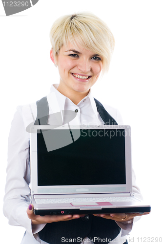 Image of Woman with laptop