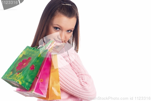 Image of Shopping girl