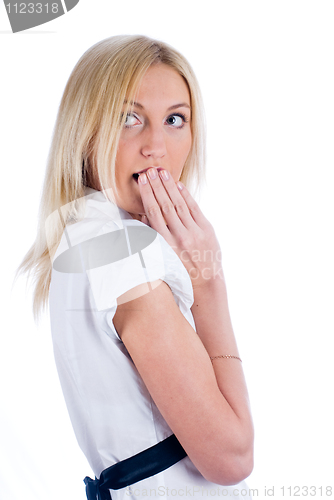 Image of Surprised girl