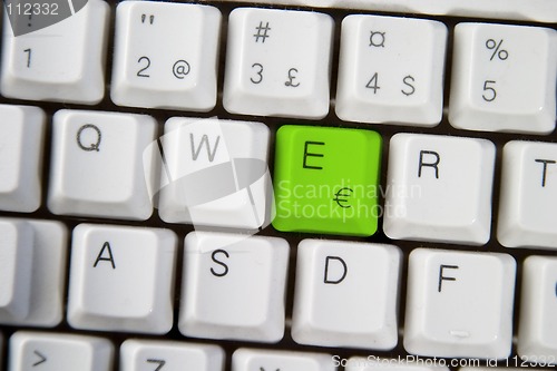 Image of Computer Keyboard Letter E
