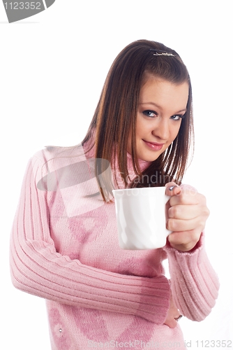 Image of Woman with cup