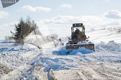 Image of Snowplow at work