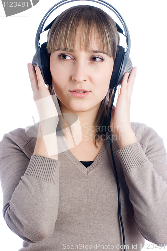 Image of Woman with headphones