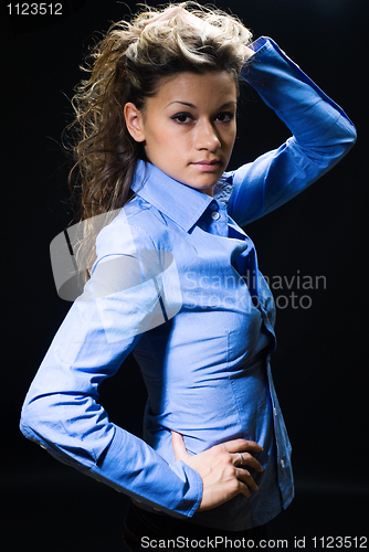 Image of Portrait of pretty woman
