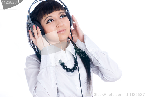 Image of Woman with headphones