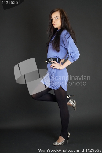 Image of Portrait of pretty woman