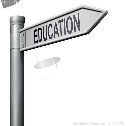 Image of way to good education
