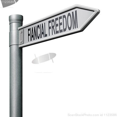 Image of road to financila freedom