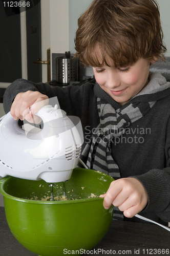 Image of Mixing the dough