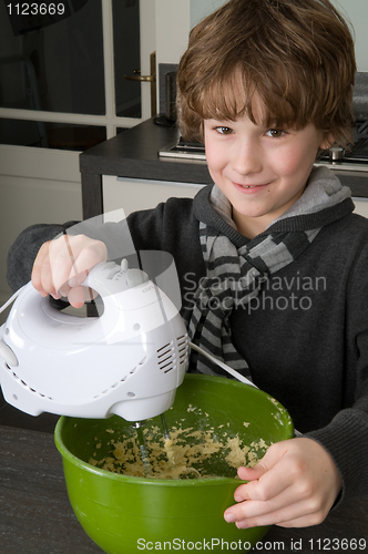 Image of Mixing the dough