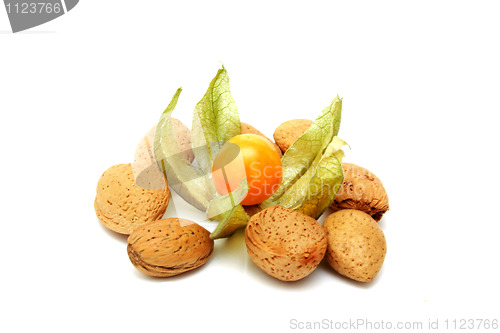 Image of Physalis and nuts