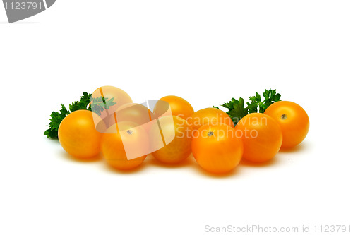 Image of yellow fresh tomatoes