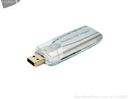 Image of Wireless USB adapter on a white background