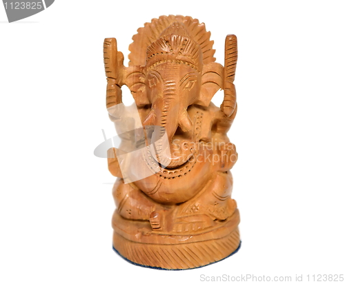 Image of Statuette Ganesha on a white background