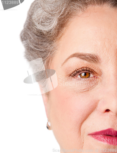 Image of Watchful senior eye of experience