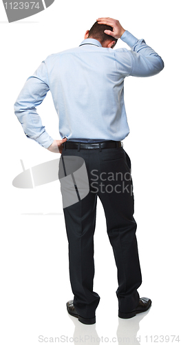 Image of man stressed