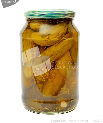 Image of Pickles on a white background 