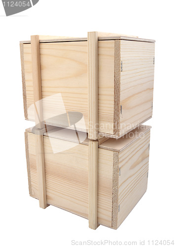 Image of two wooden boxes