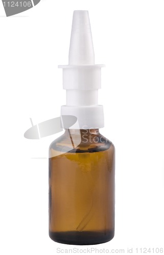 Image of glass spray container for medicine